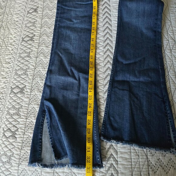 We The Free Level Up Slit Slim Jeans Country Blue Wash Size 28 Inseam 32 NWOT - Picture 5 of 10